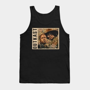 Southern Hip Hop Legends Timeless Images of Outkast Tank Top